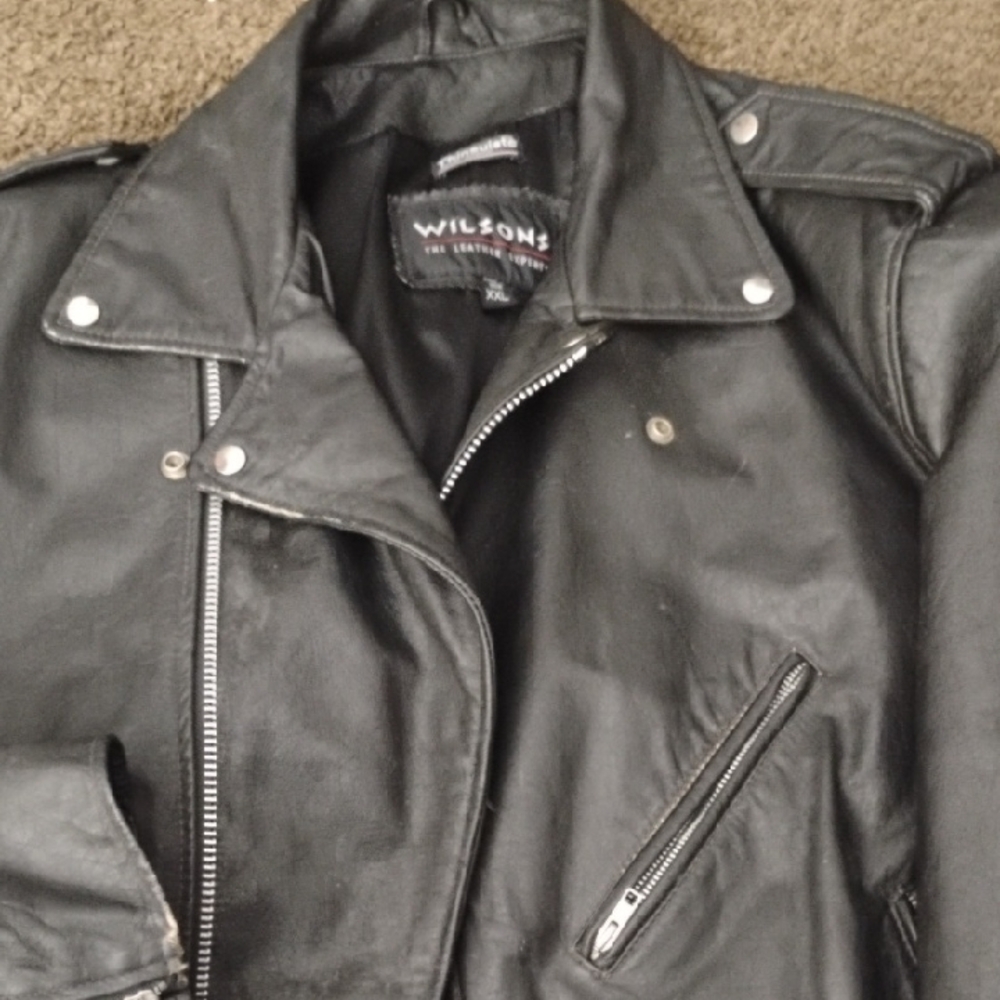 Wilsons Leather Black Performance Jacket - image 1